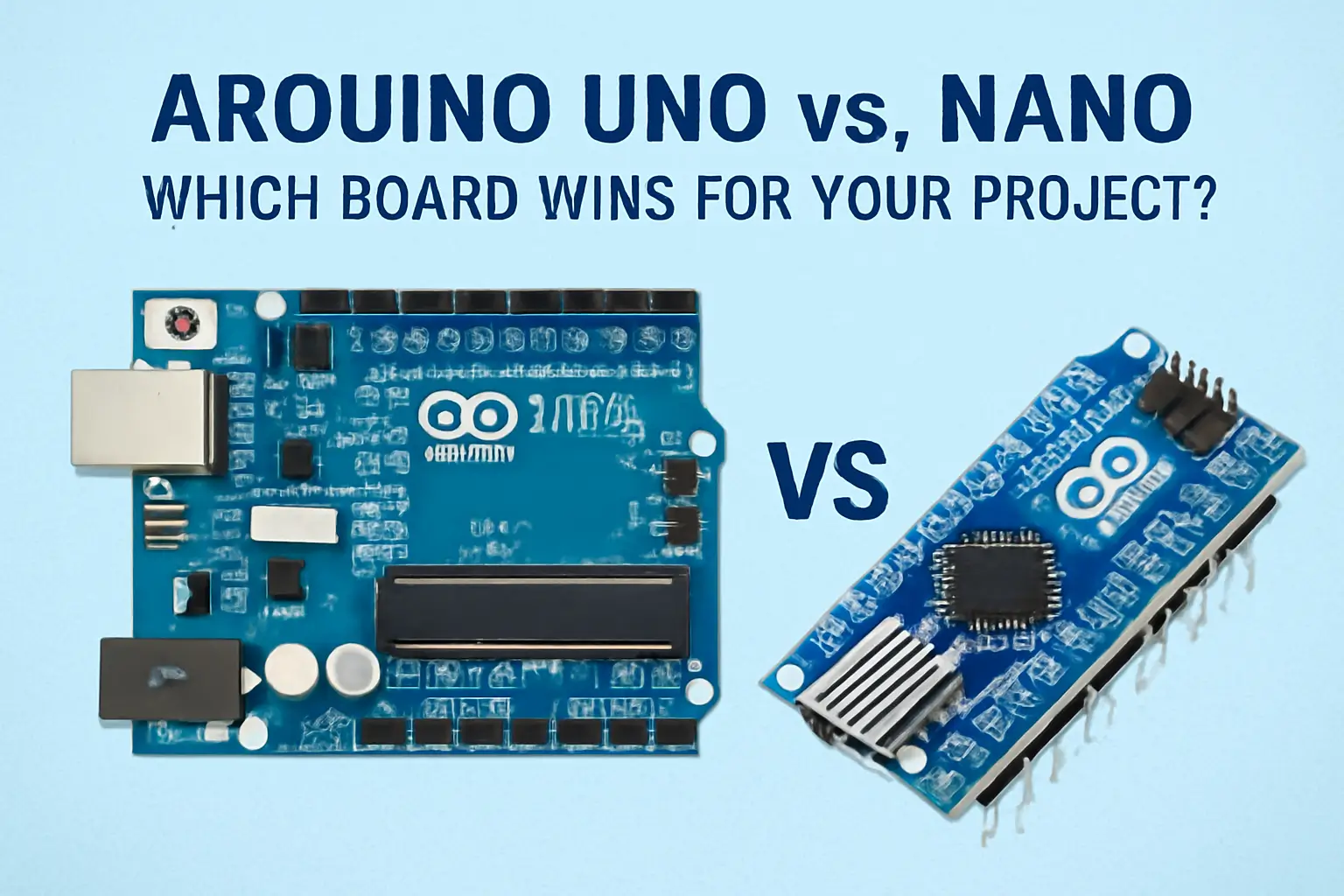 Arduino UNO vs. Nano: Which Board Wins for Your Project ? - Featured Image